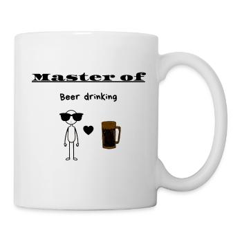 Maître de la bière - Mug blanc - blanc - Droite