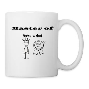 Master of Being a dad - Mug - white - Right