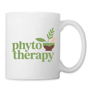 Kräuterkundige flirtet mit Phytotherapeut - Tasse - Weiß - Rechts