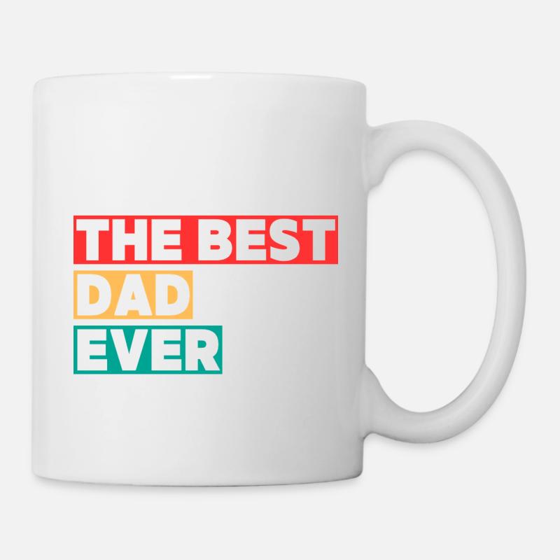 Der beste Vater - Tasse - Weiß