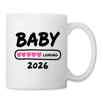 Baby Loading 2026 Parents enceintes - Mug blanc - blanc - Droite