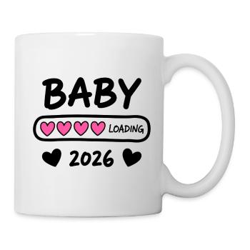 Baby Loading 2026 Parents enceintes - Mug blanc - blanc - Droite