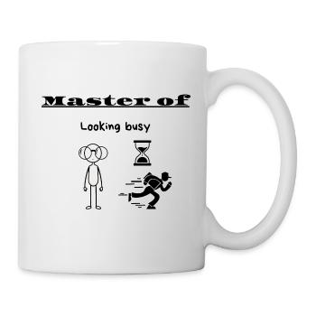 Meister des beschäftigten Wirkens - Tasse - Weiß - Rechts