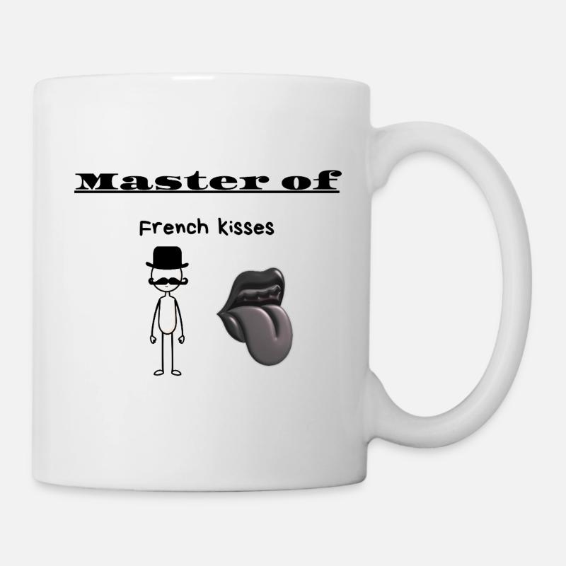 Maître des baisers français - Mug blanc - blanc