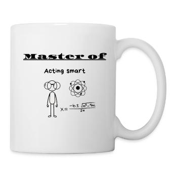 Master of Acting smart - Mug - white - Right