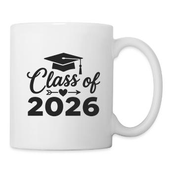 CLASS OF 2026 Absolventen Abschluss Studium - Tasse - Weiß - Rechts