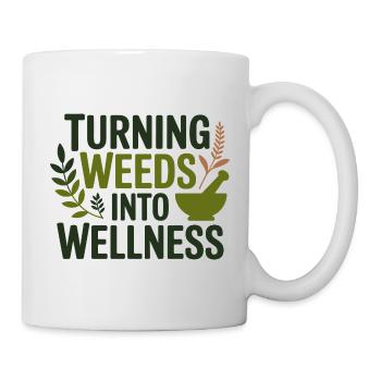 Herbalist Turning Weeds Into Wellness Professional - Mug - white - Right