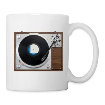Plattenspieler Grammophon Vinyl-Schallplattenspiel - Tasse - Weiß - Rechts