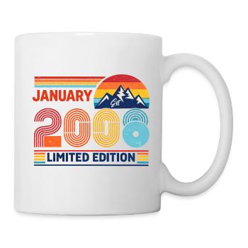 Limited Edition 2008 18th Birthday Gift - Mug - white - Right