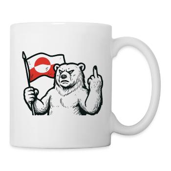Le Groenland n’est pas à vendre - Mug blanc - blanc - Droite