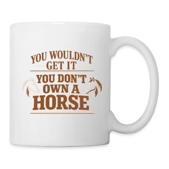 Horse People Equestrian Identity Barn - Tasse - Weiß - Rechts