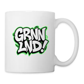 GRNNLND! Grönland Streetwear für Weltenbummler - Tasse - Weiß - Rechts