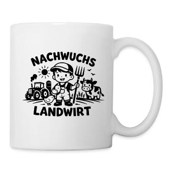 Nachwuchs Landwirt - Tasse - Weiß - Rechts