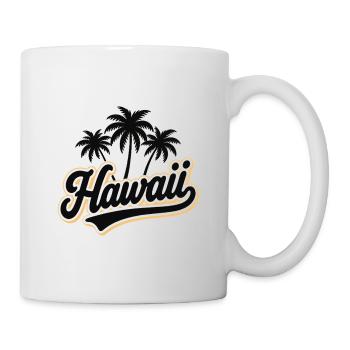 Hawaii Sommer Vibes mit Palmen und Meer - Tasse - Weiß - Rechts