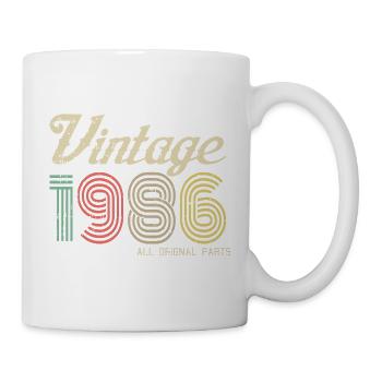 Vintage 1966 All Original Parts - Tasse - Weiß - Rechts