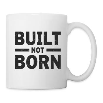 Succès de motivation en fitness construit, pas né. - Mug blanc - blanc - Droite