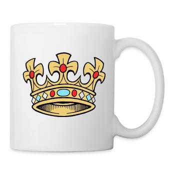 Reine héritière Reine - Mug blanc - blanc - Droite
