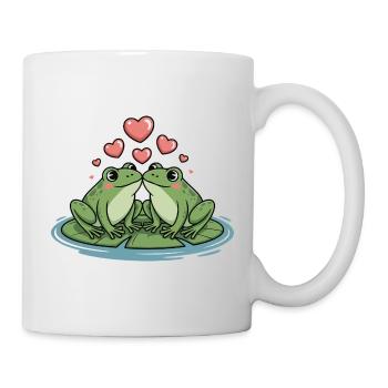 Frog Couple Heart - Mug - white - Right