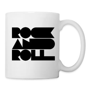 Rock'n'Roll-Logo-Design - Tasse - Weiß - Rechts