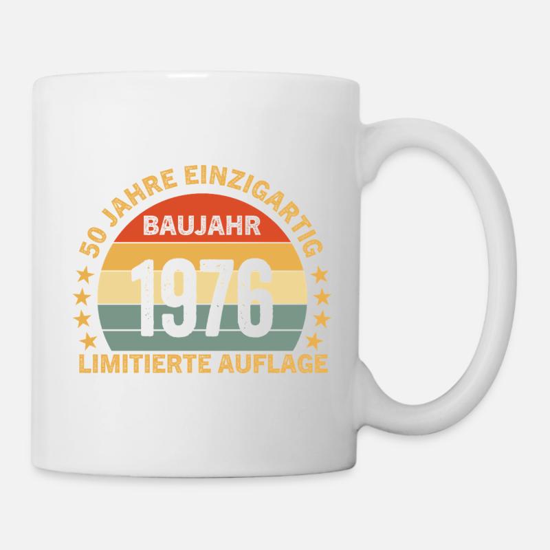 50 ANS D’ÉDITION LIMITÉE UNIQUE - Mug blanc - blanc