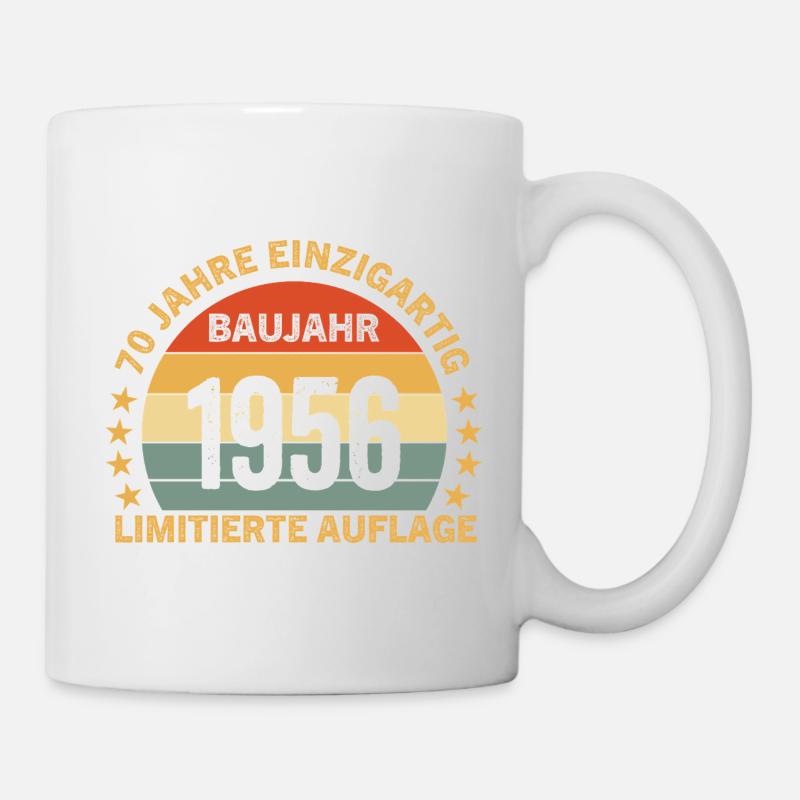 56 JAHRE EINZIGARTIG LIMITIERTE AUFLAGE  - Tasse - Weiß