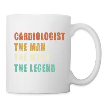 Cardiologist: Man, Myth, Legend - Mug - white - Right