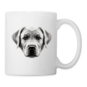 Le chien Labrador Retriever adore les jeunes labradors mignons - Mug blanc - blanc - Droite