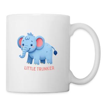 Rosa Ohr-Elefant - Tasse - Weiß - Rechts