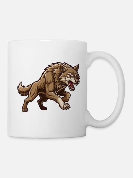 Lone Wolf Alpha - Tasse - Weiß
