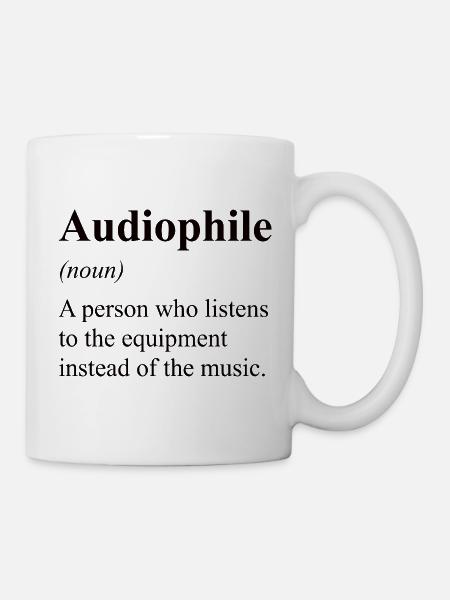 Audiophile Definition Music Lover - Tasse - Weiß