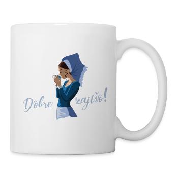 Dobre zajtšo! - Tasse - Weiß - Rechts