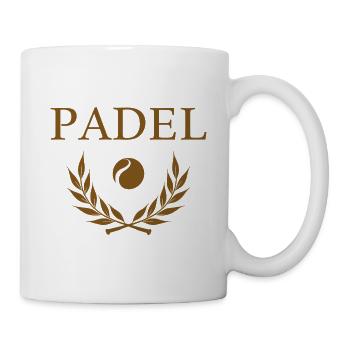 Padel Champion Laurel Wreath Sportsman Look - Mug - white - Right