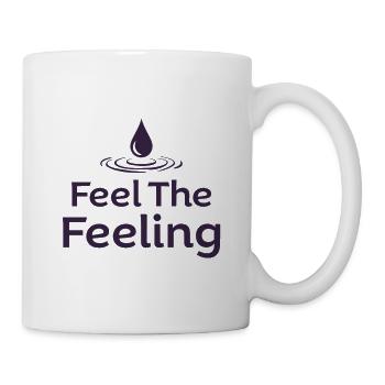 Feel the Feeling Mindfulness Water Drops - Mug - white - Right