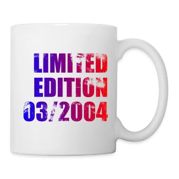 22e anniversaire Édition Limitée 03/2004 - Mug blanc - blanc - Droite