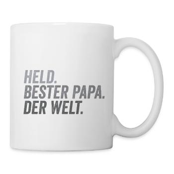 Ehemann Bester Papa Vatertag lustig - Tasse - Weiß - Rechts