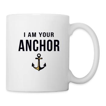 I am your Anchor Maritime Statement with Anchor - Mug - white - Right