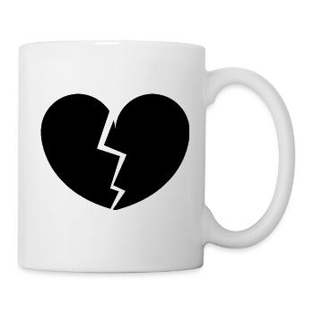 Broken heart - Mug - white - Right