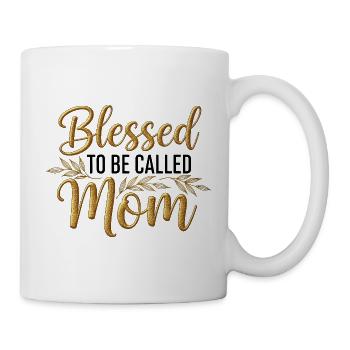 Happy To Be Mom Mom Gift - Mug - white - Right