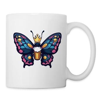 Butterfly Beer King - Mug - white - Right