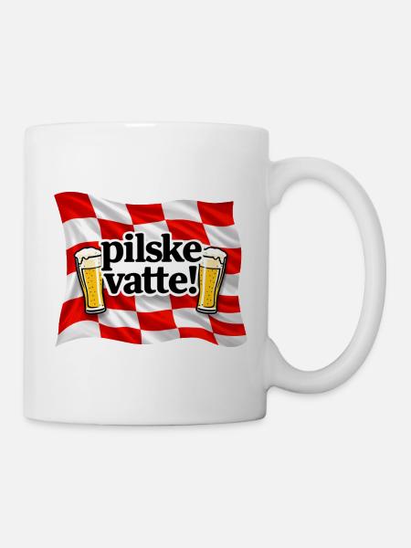 Pilske raste! - Tasse - Weiß