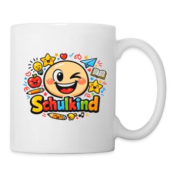 Schulkind Spaß - Tasse - Weiß - Rechts
