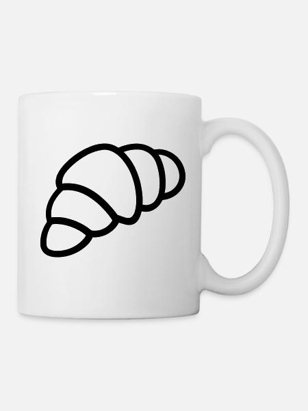 Halbmond - Tasse - Weiß