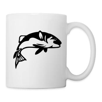 Fish Fishing Angler Fishing - Mug - white - Right