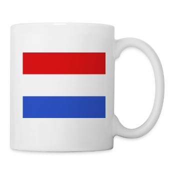 Drapeau luxembourgeois - Mug blanc - blanc - Droite