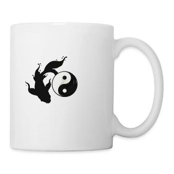 Yin und Yang Harmonie - Tasse - Weiß - Rechts