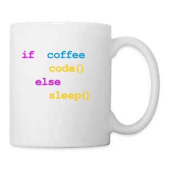 Kein Kaffee Kein Code Programmierer Informatiker - Tasse - Weiß - Rechts