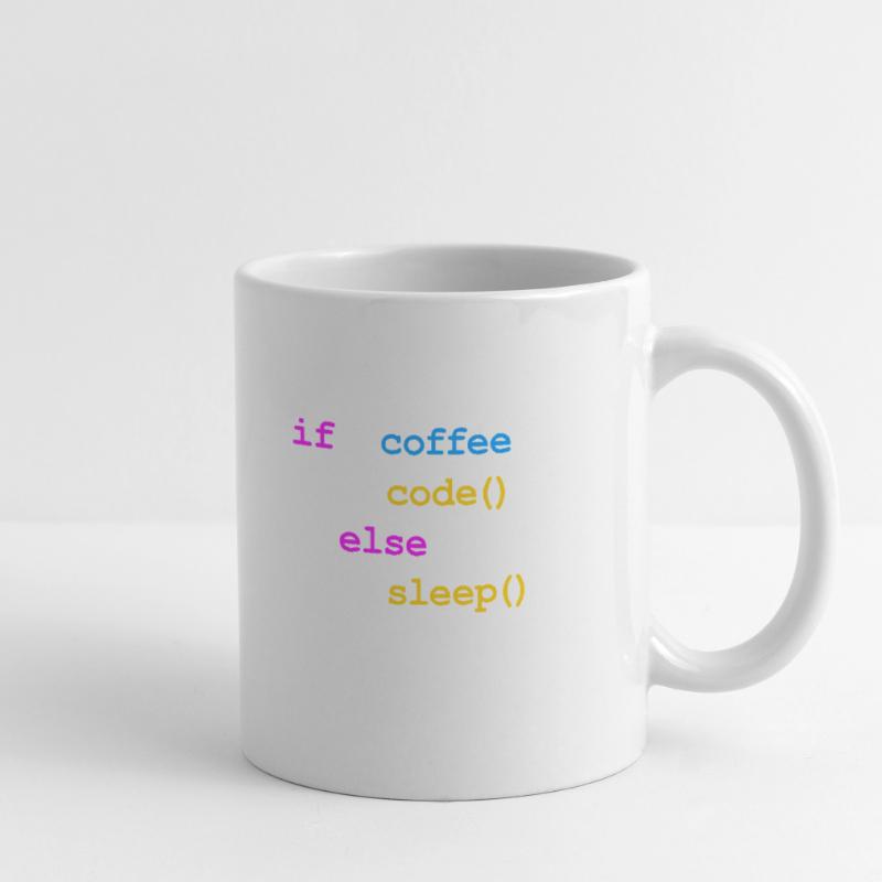 No Coffee No Code Programmeur Informaticien Mug blanc