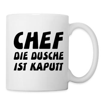 patron - Mug blanc - blanc - Droite