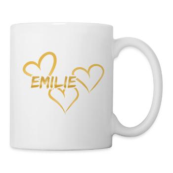 First name Emilie - Mug - white - Right
