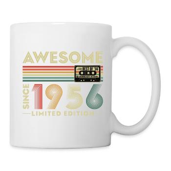 Cadeau de 70e anniversaire 1956 Vintage Retro - Mug blanc - blanc - Droite